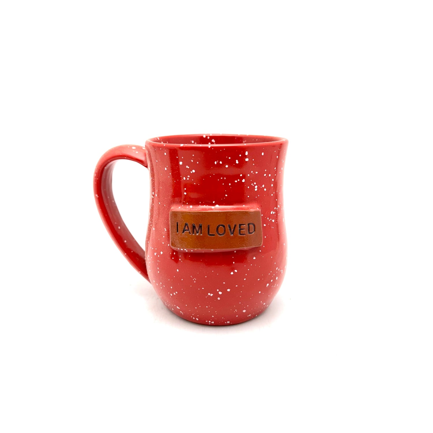 I am Loved Mug - Red Sprinkles
