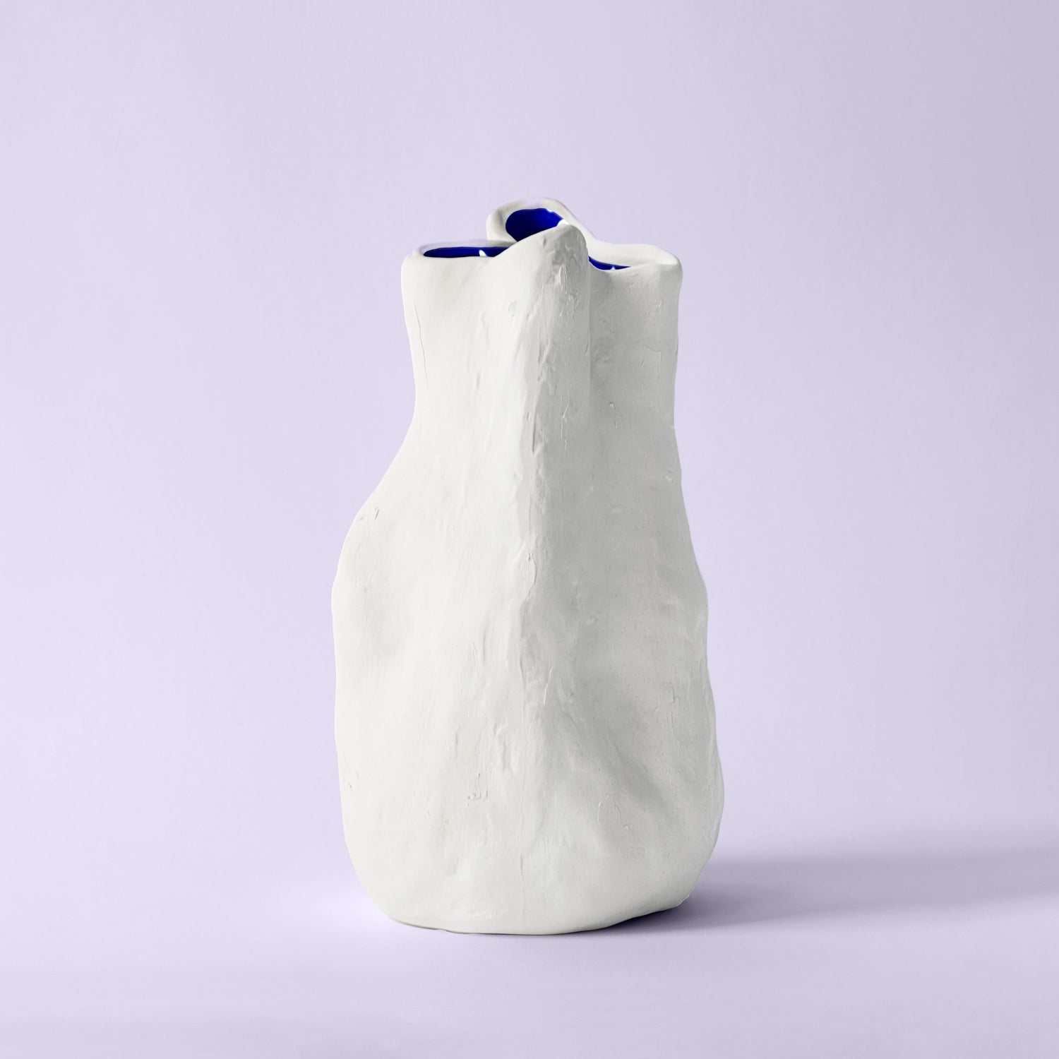 Vivee Home Georgia White Porcelain Vase