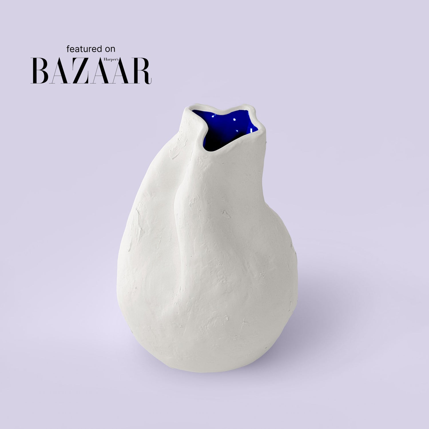 Vivee Home Alexis White Porcelain Vase