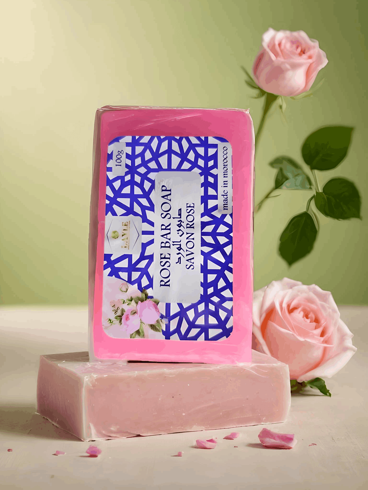 Moroccan Rose Bath Soap – A Luxurious Floral Indulgence 🌹✨