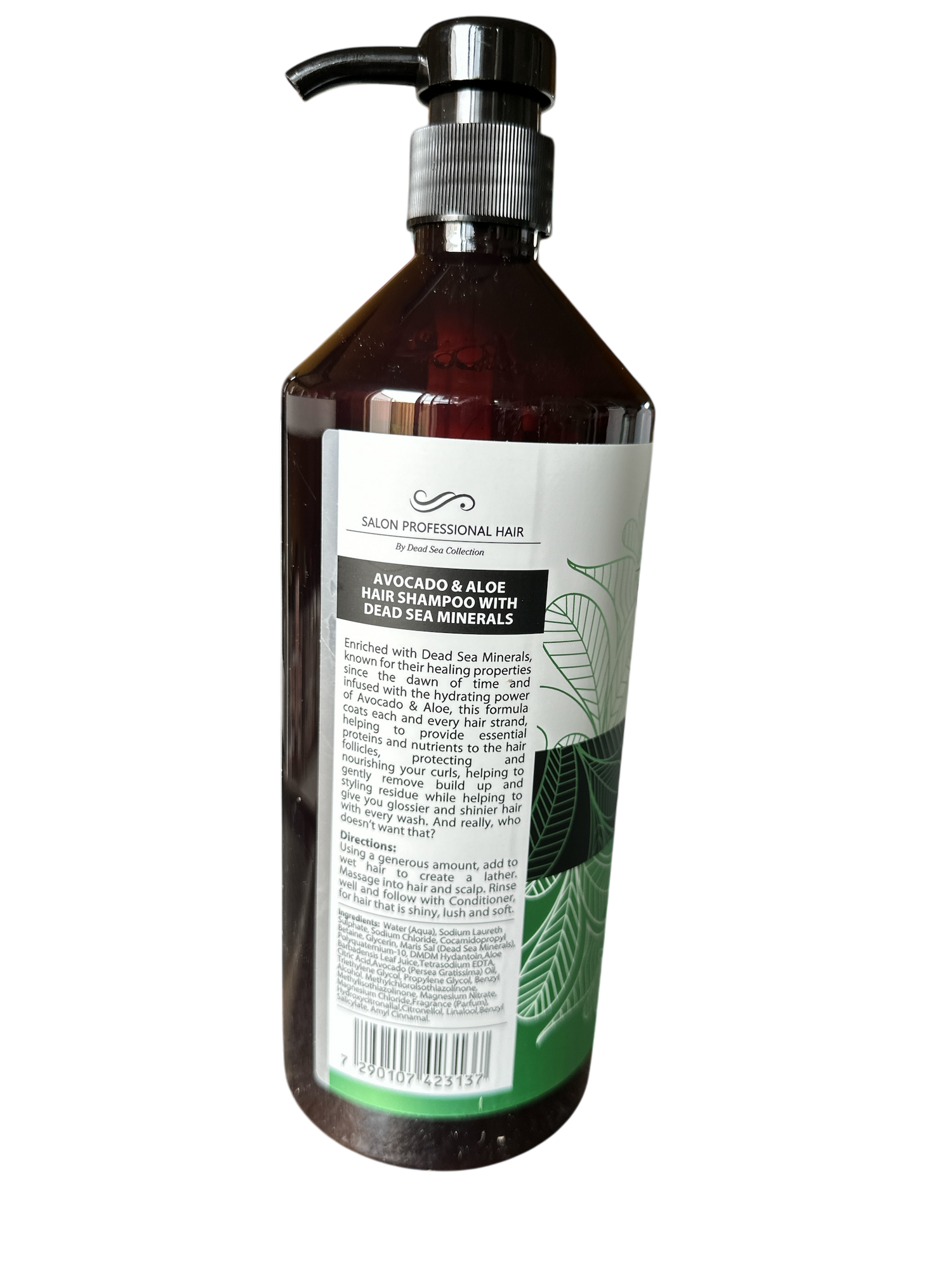 Highly Nourishing Dead Sea Minerals Shampoo With Avocado & Aloe 30.6 fl.oz e 907ml