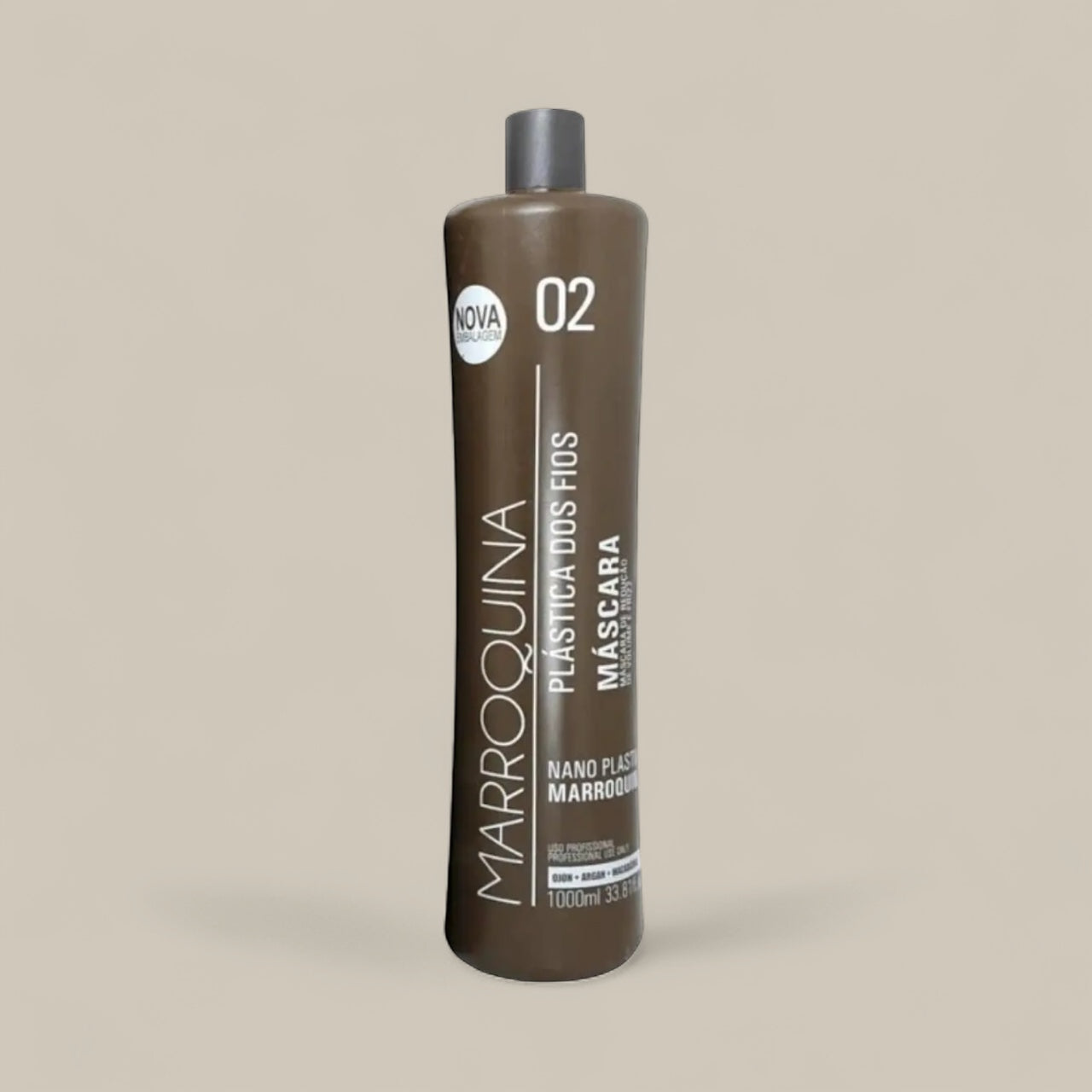 Plastica dos Fios Marroquina Nanoplasty Hair Straightening Treatment Frizz-Free Shine 34fl oz 1000ml