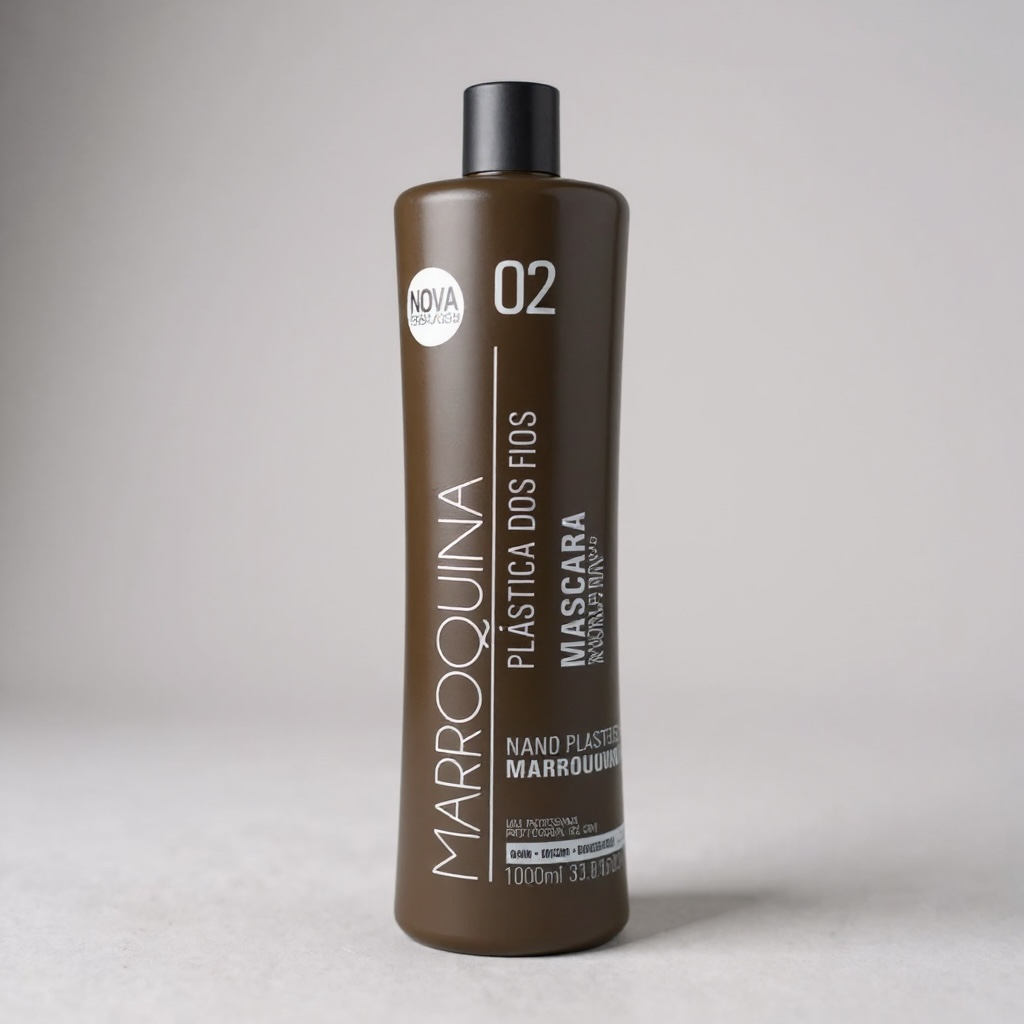 Plastica dos Fios Marroquina Nanoplasty Hair Straightening Treatment Frizz-Free Shine 34fl oz 1000ml