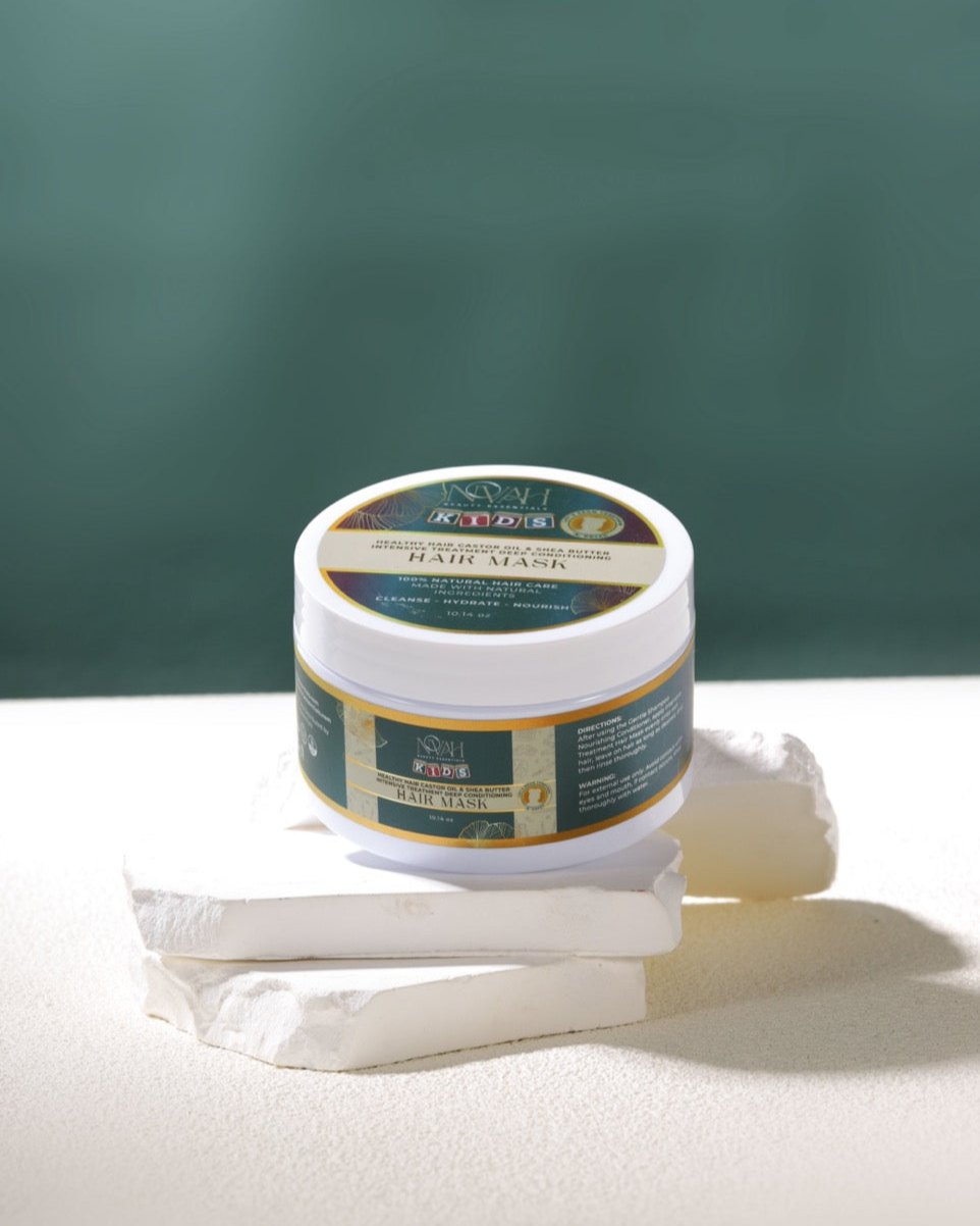 Novah Beauty Essentials Healthy Hair Castor Oil & Shea Butter Intensive Treatment Deep Conditioning Hair Mask
