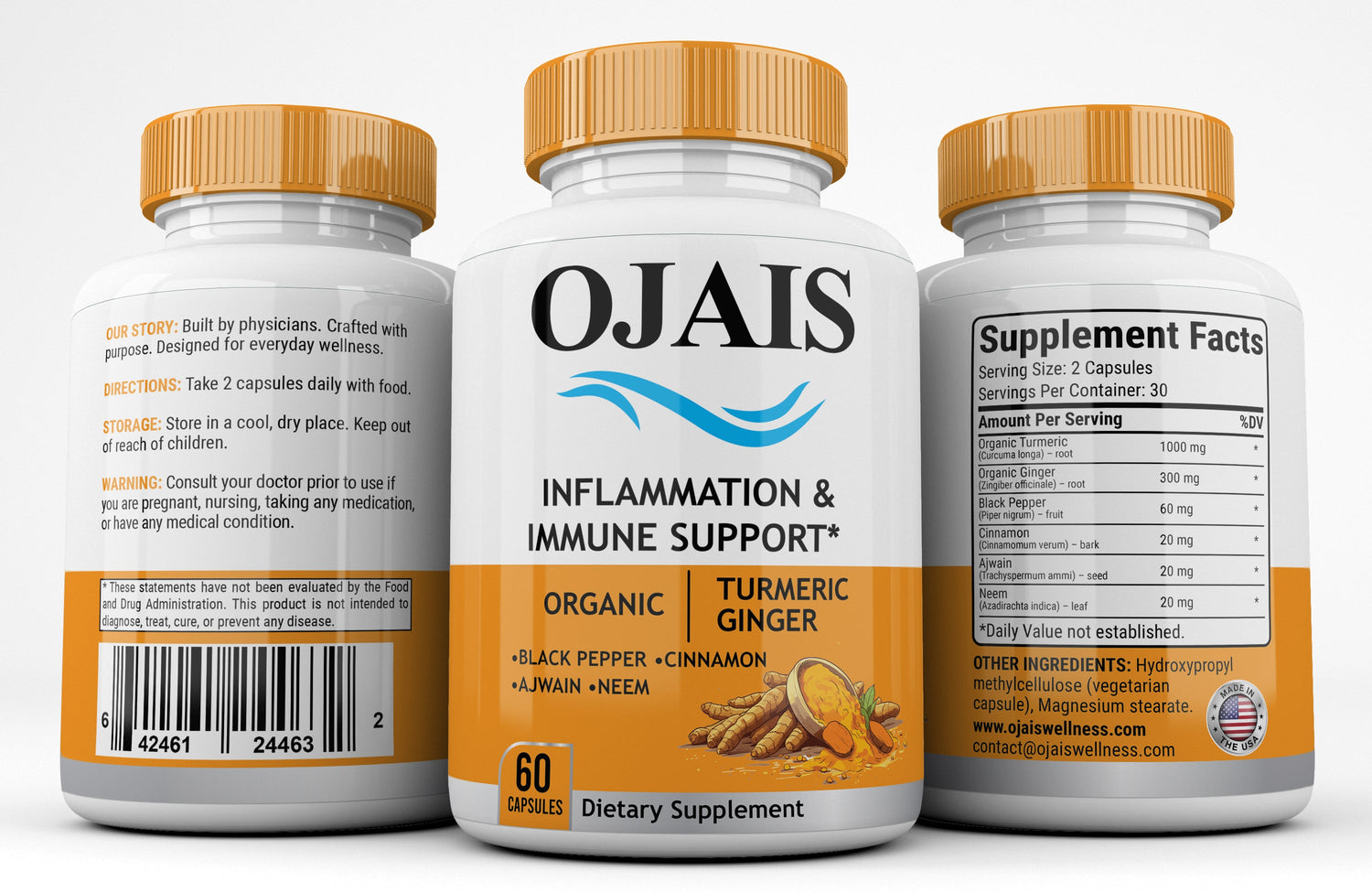 Ojais Wellness INFLAMMATION & IMMUNE SUPPORT
