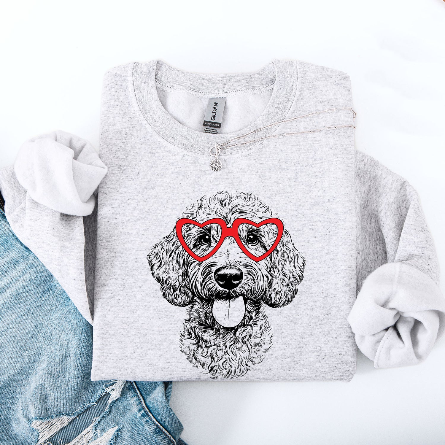 Labradoodle, Pet, Dog Breed, Valentine's Sweatshirt