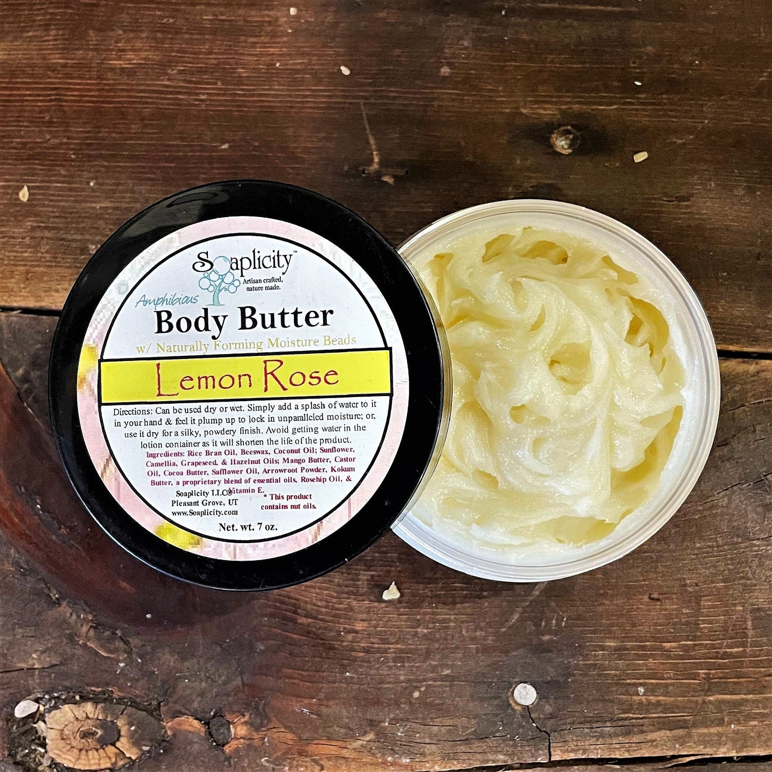 Soaplicity Lemon Rose Body Butter