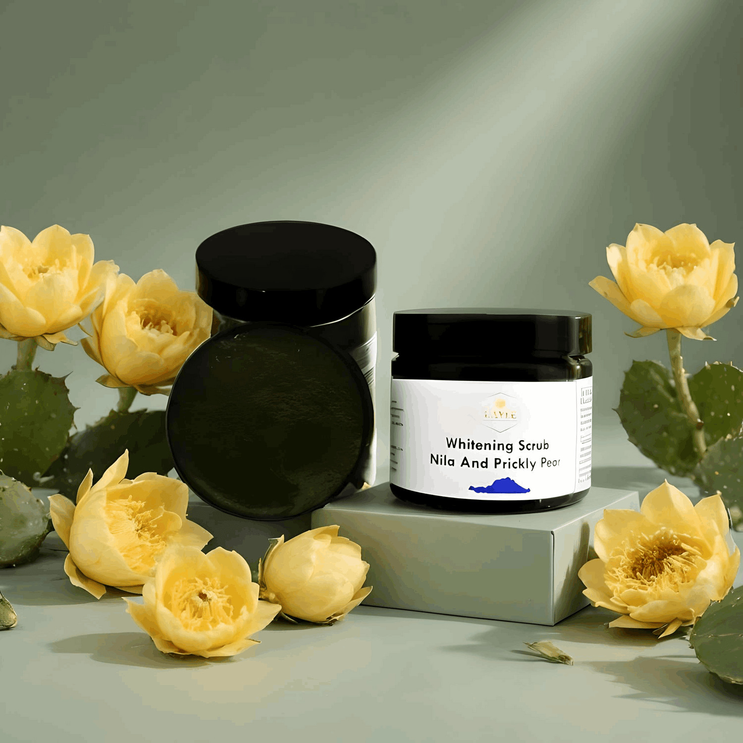 LAYLEBEAUTY Nila & Prickly Pear Scrub – Reveal Radiant, Silky Skin 💙🌵✨