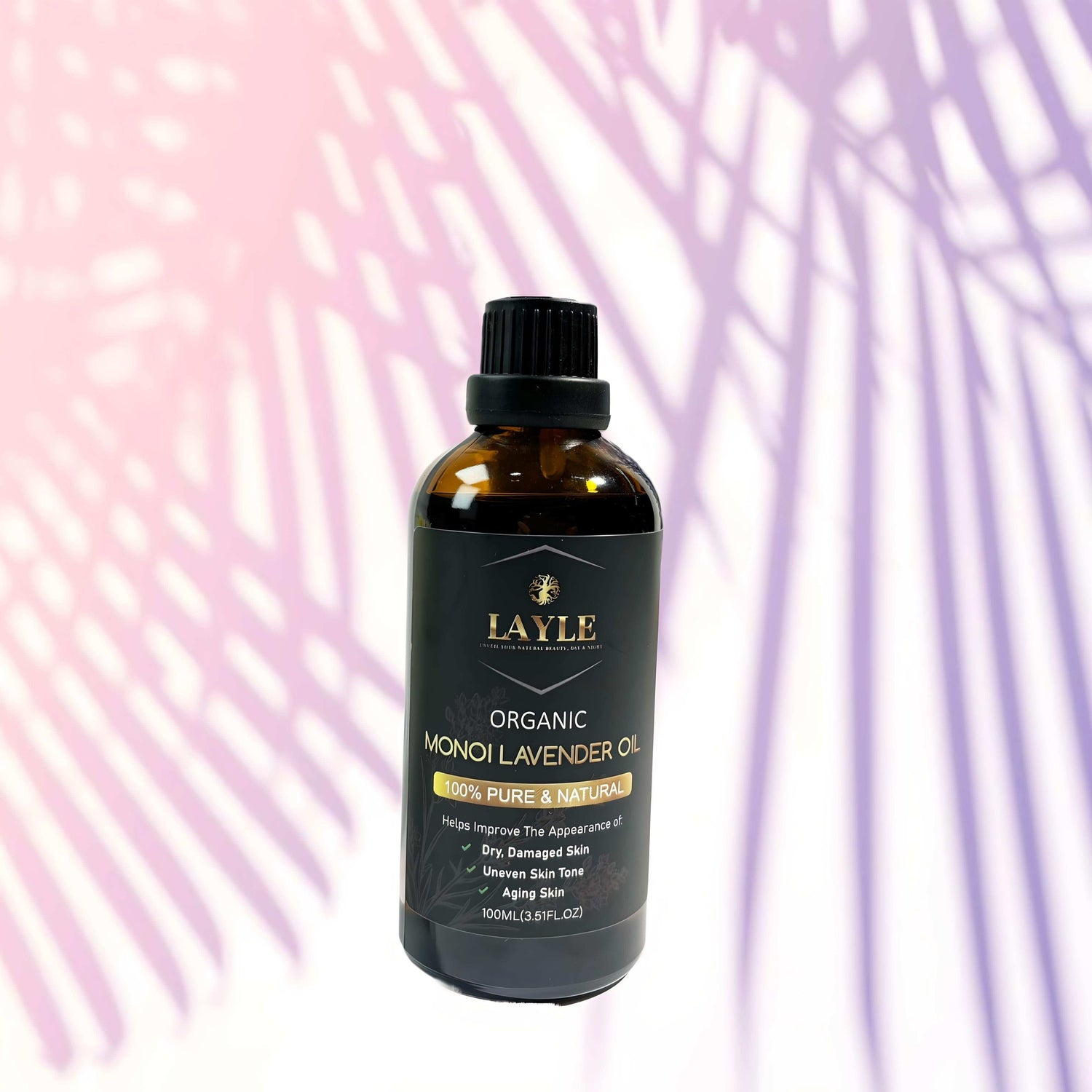 LAYLEBEAUTY Organic Monoi Lavender – Luxurious Hydration with a Calming Touch 🌿💜
