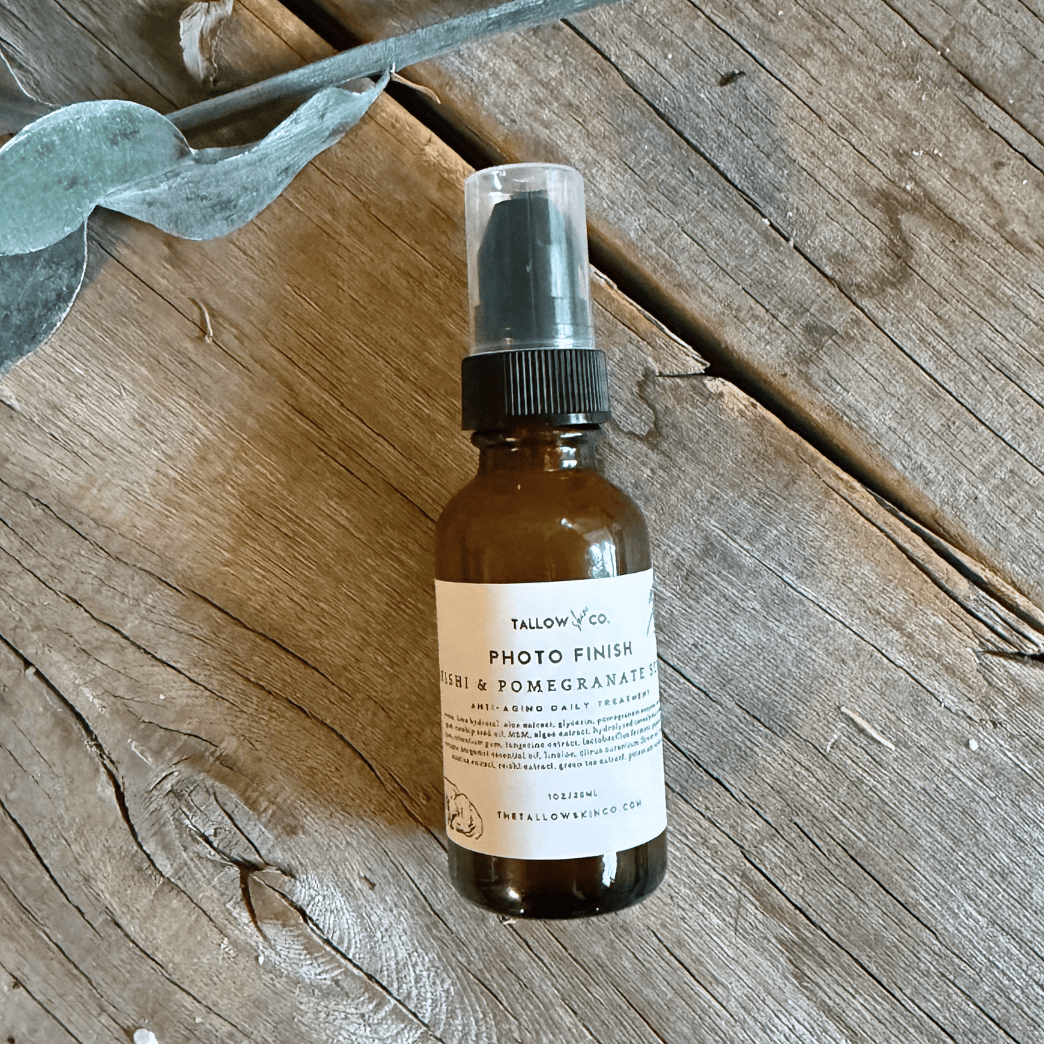 Tallow Skin Co. Photo Finish | Reishi & Pomegranate Firm & Lift Anti-Aging Serum