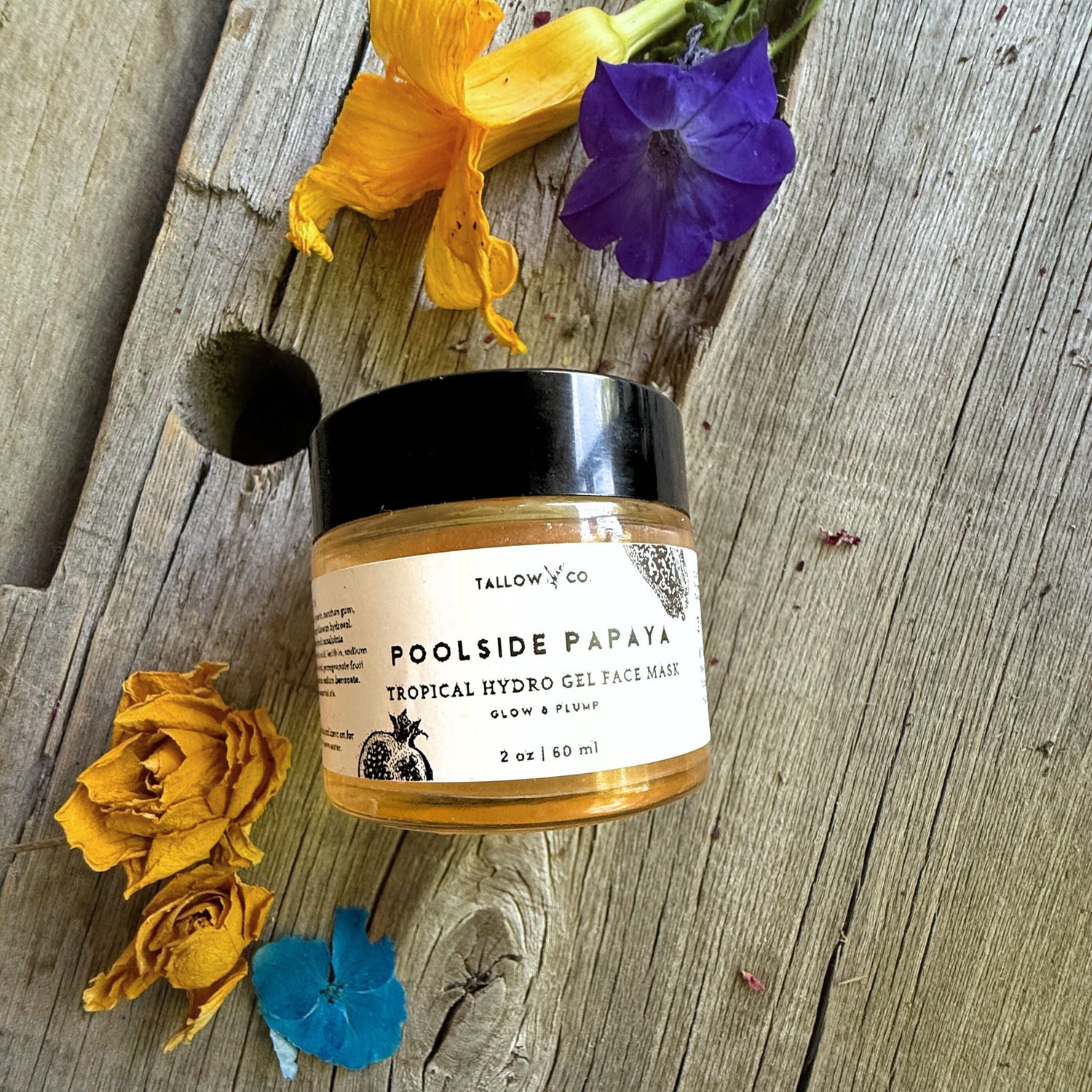 Tallow Skin Co. Poolside Papaya | Plumping Hydro Gel Mask