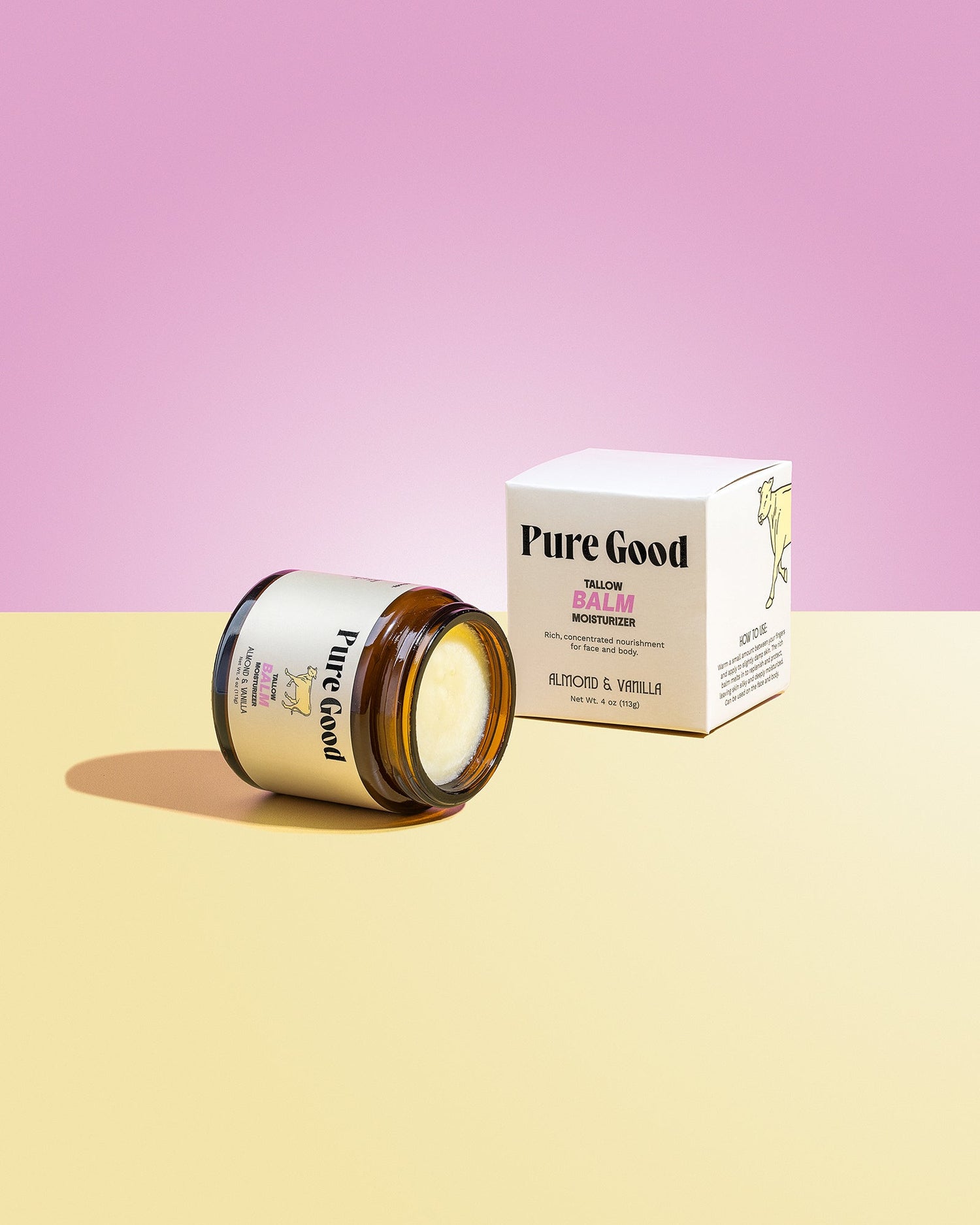 Pure Good Almond + Vanilla Tallow Balm