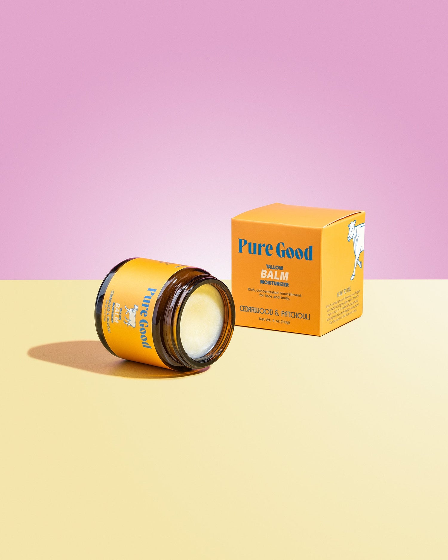 Pure Good Cedarwood + Patchouli Tallow Balm - Firming & Balancing