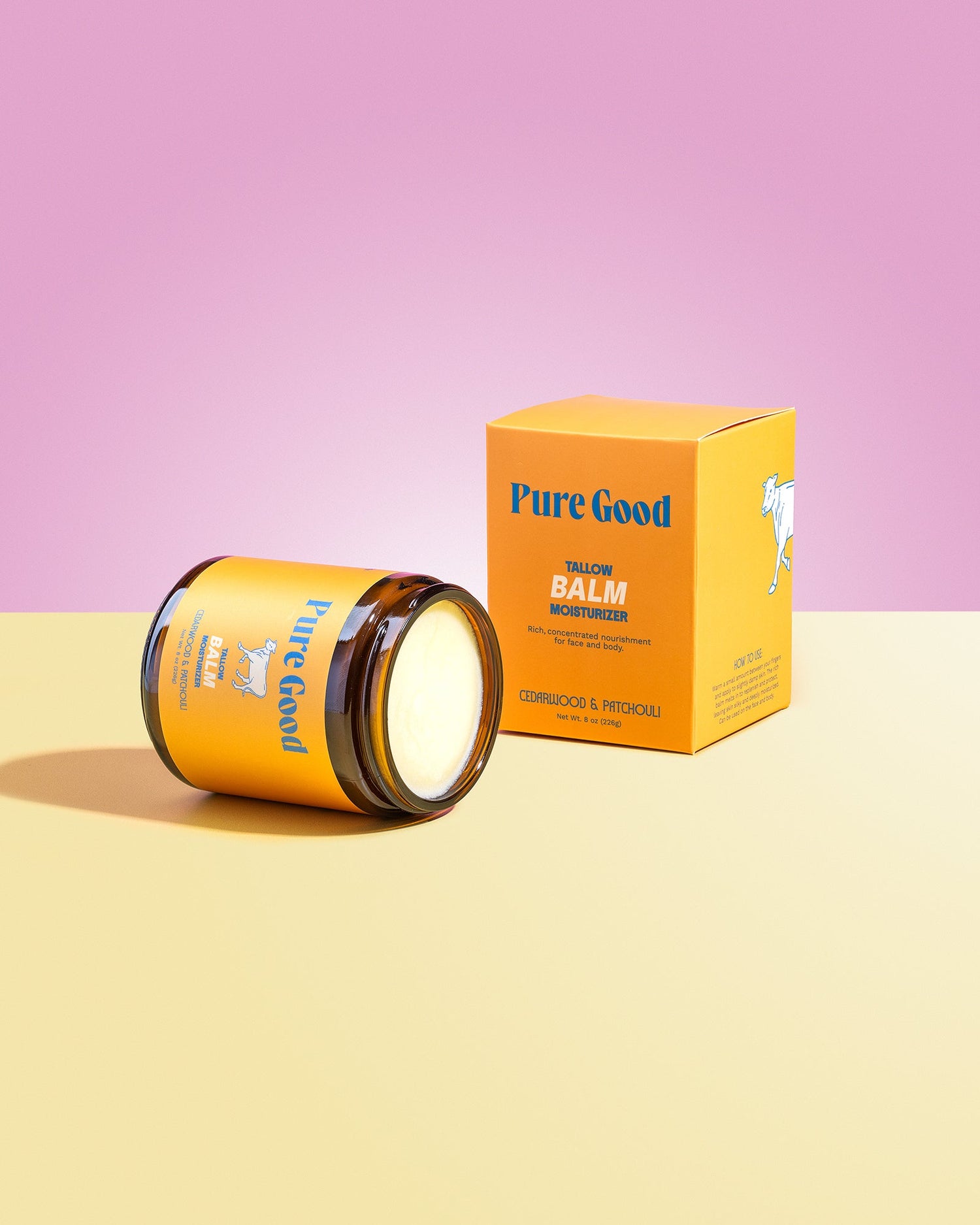 Pure Good Cedarwood + Patchouli Tallow Balm - Firming & Balancing