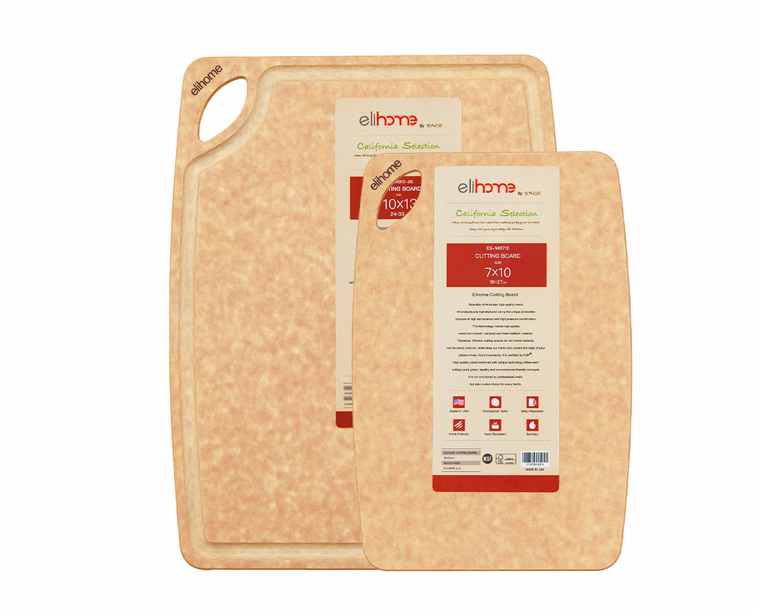 Classic Series 2 Piece Cutting Board Set (S+M)