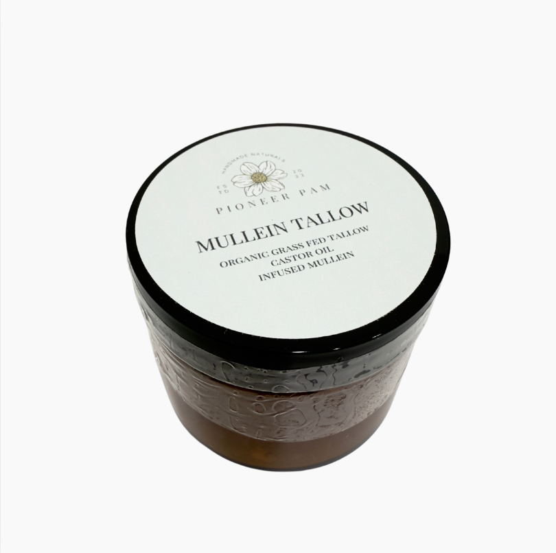 Pioneer Pam Mullein Tallow: Skin Salve + Chest Rub