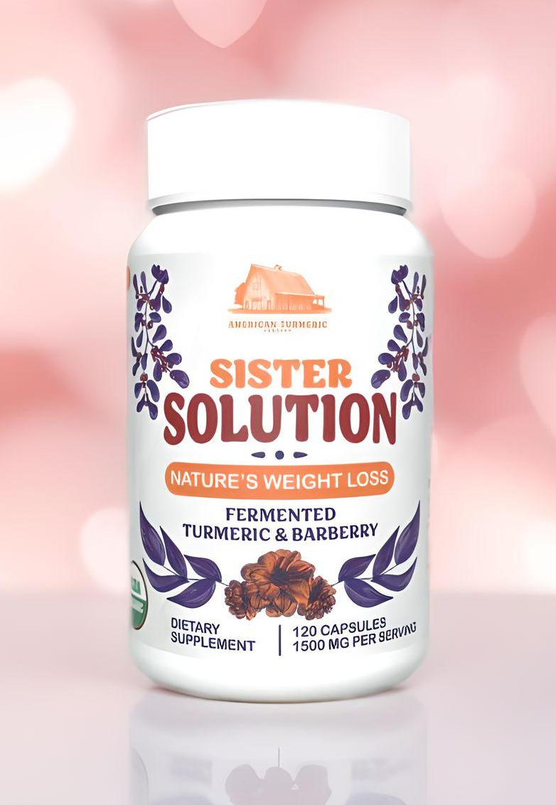 America's Best Turmeric Sister Solution Fermented Turmeric and Fermented Barberry Powder Capsules