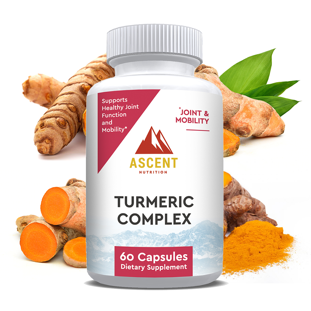 Ascent Nutrition Organic Turmeric Complex, 60 Capsules, 500 mg