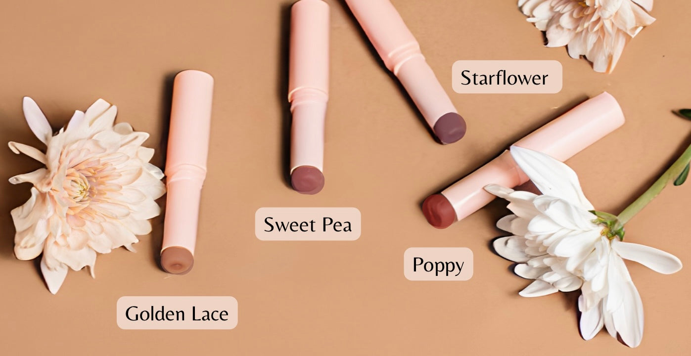 Ginger Lily Tallow Tinted Lip Balms with Organic Tallow