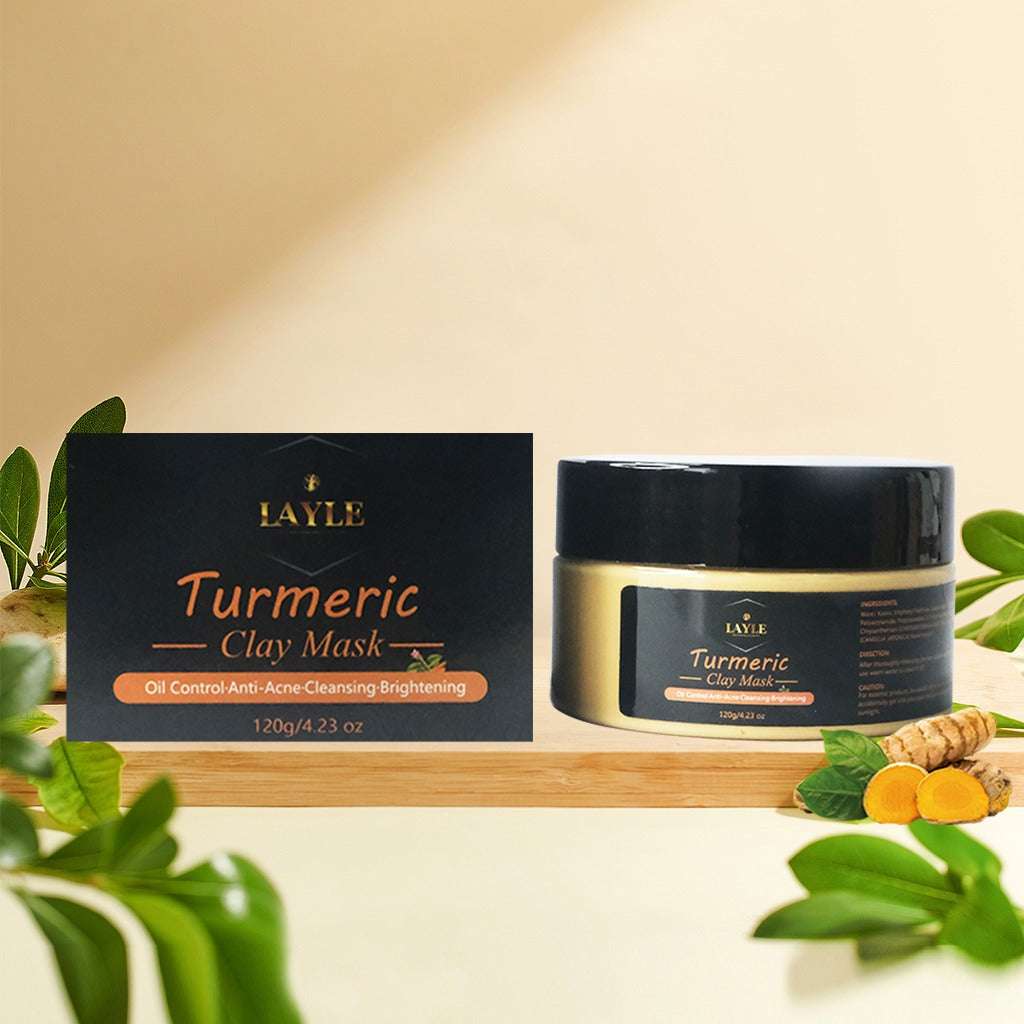 LAYLEBEAUTY Turmeric Clay Mask – Glow with Radiance 🌿✨