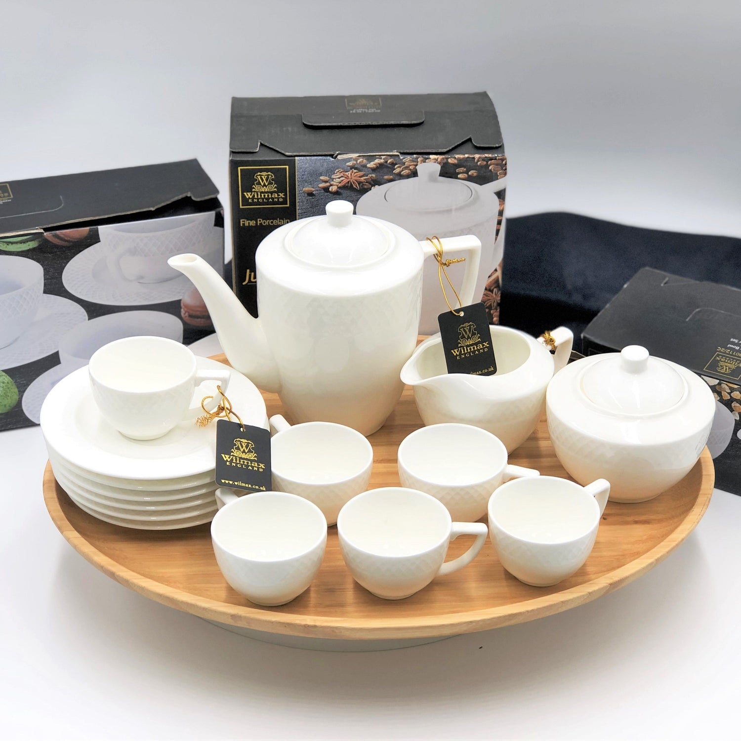 16 Piece Fine Julia Espresso/coffee Entertaining Set