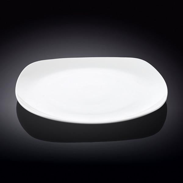 Set Of 6 White Dinner Plate 9.75" inch X 9.75 | 24.5 X 24.5 C?