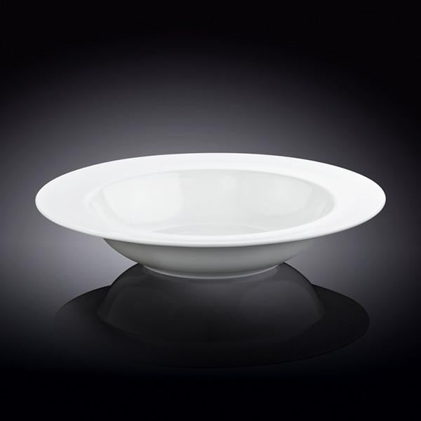Set Of 3 White Deep Plate 10" inch | 25.5 Cm 20 Oz | 600 Ml