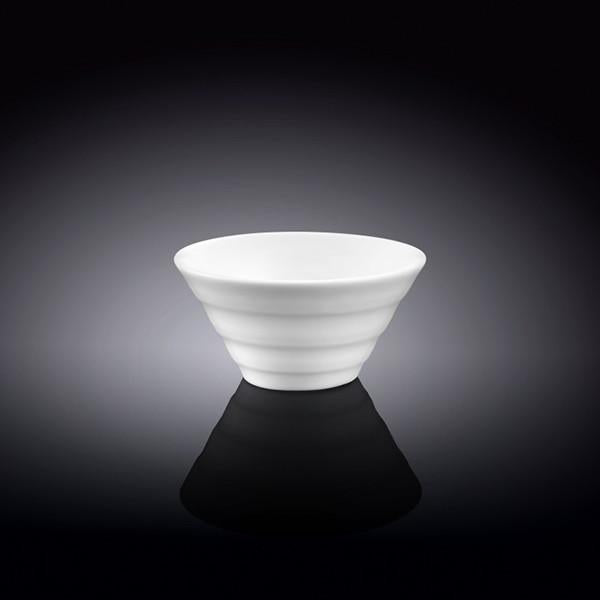 Set Of 6 Cone Shaped White Dessert Dish 4" inch X 2" inch | 6 Fl Oz |