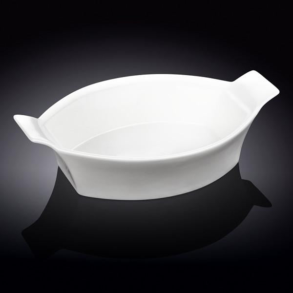 White Oval Casserole Baking Dish 8.5" inch | 22 Cm
