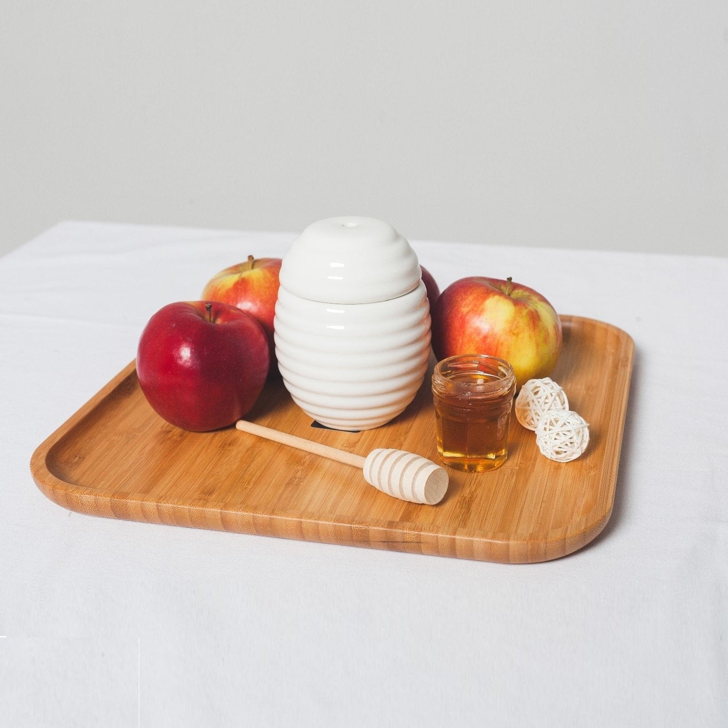 Set Of 3 Bamboo Square Platter 14" inch X 14" inch | For Appetizers / Barbecue / Steak