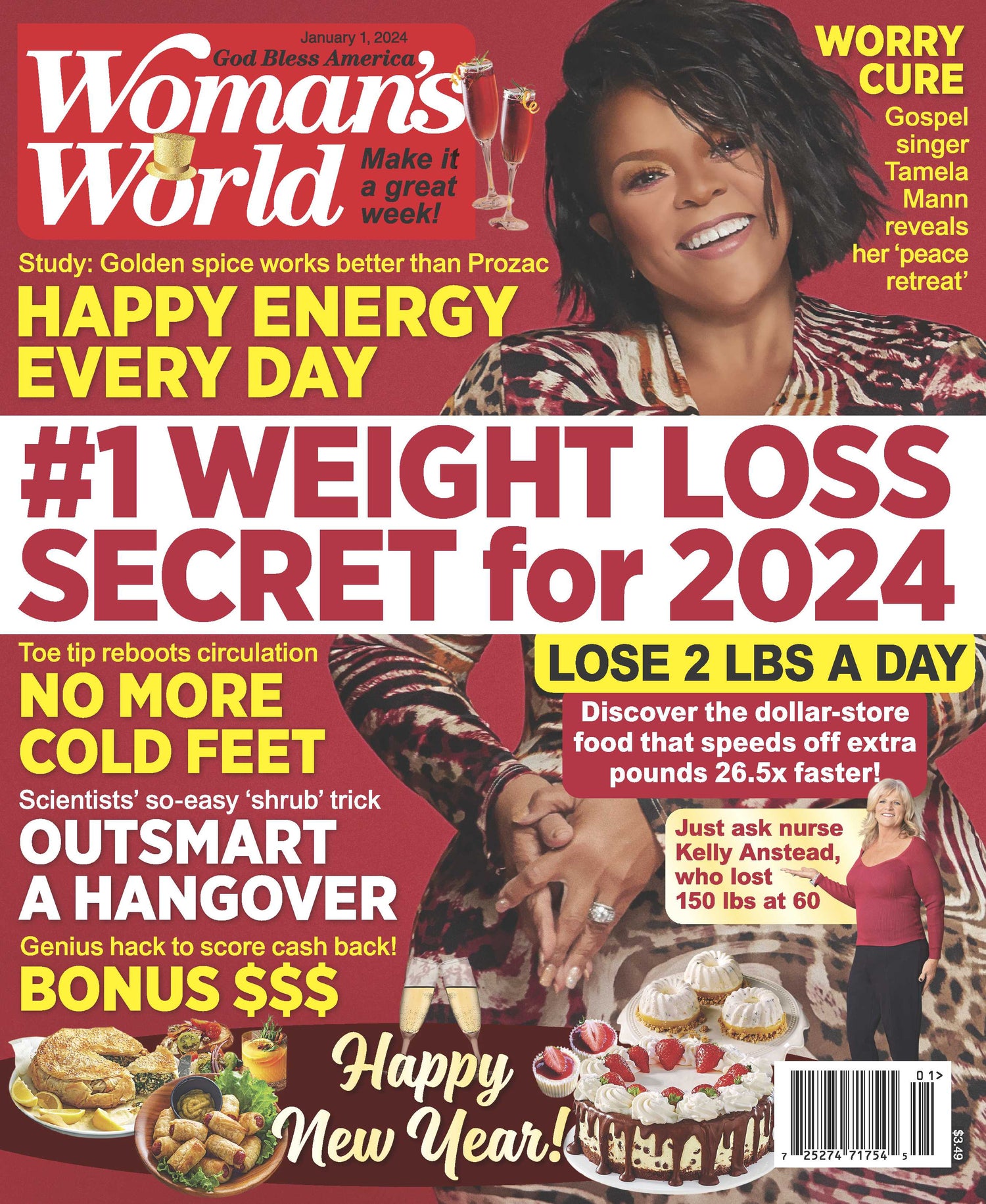 Woman's World - 01.01.24  Number 1 Weight Loss Secret for 2024