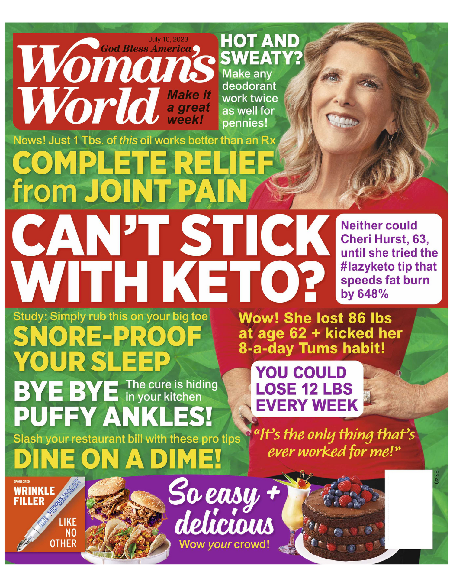 Woman's World - 07.10.23 Cant Stick with Keto?