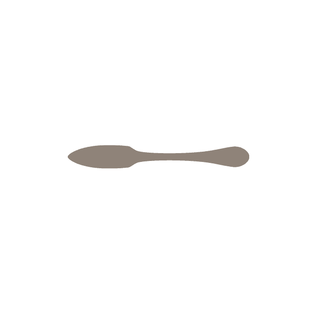Corby Hall Metro Butter Spreader | Mirror Finish: 6355