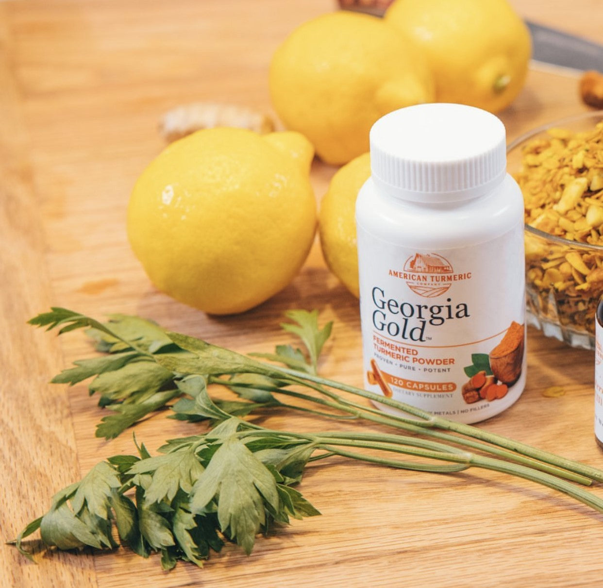 Fermented Turmeric Powder Capsules - Ease Joint Pain and Increase Immune Vitality with Enhanced Bioavailability - 120 Capsules