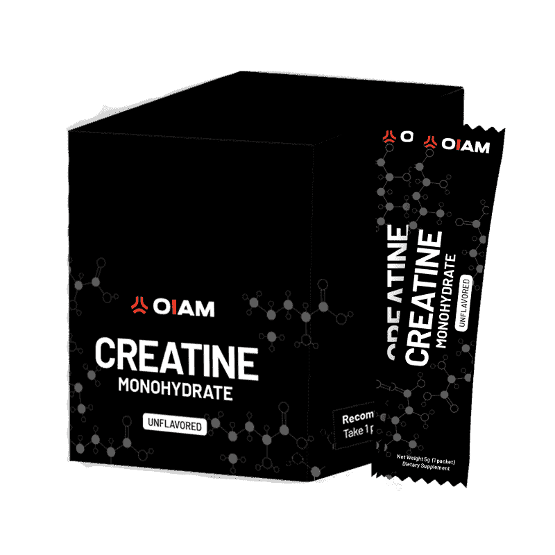 OIAM Creatine Monohydrate (45 Single-Serve Stick Packs)