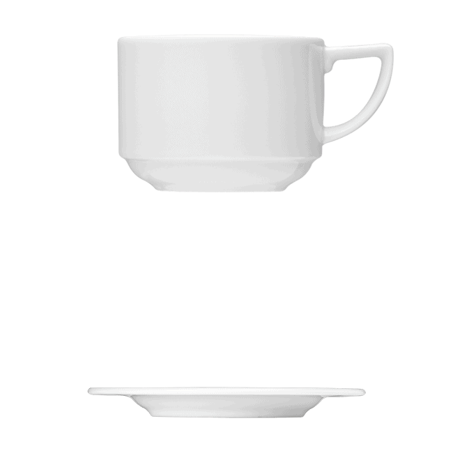Corby Hall Raio AD Cup || Saucer Catalog Number: 051 0201 | Dimensions: 4 fl oz (120 ml) || Catalog Number: 051 0202 | Dimensions: 5 in (13 cm)