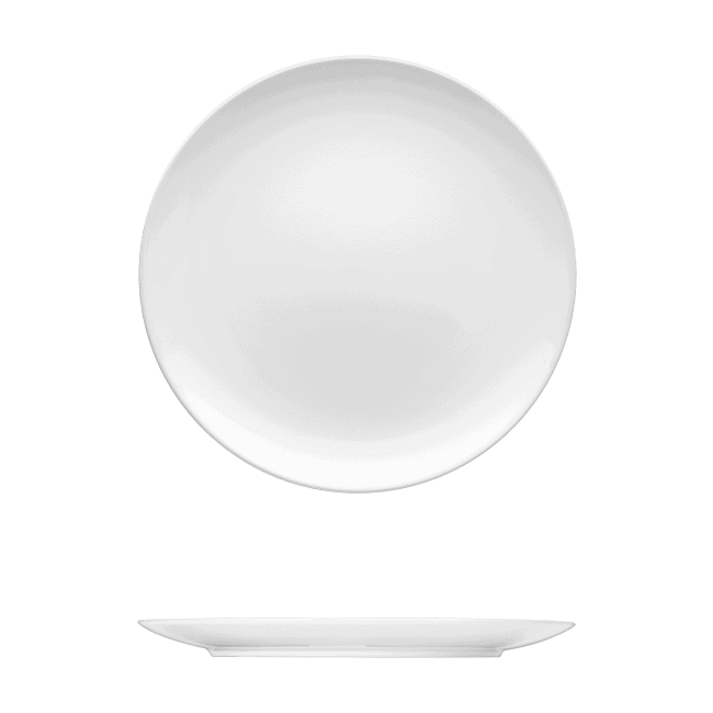 Corby Hall Saturno Coupe Round Plate | Catalog Number: 047 0040 | Dimensions: 6 1/4 in (16 cm)