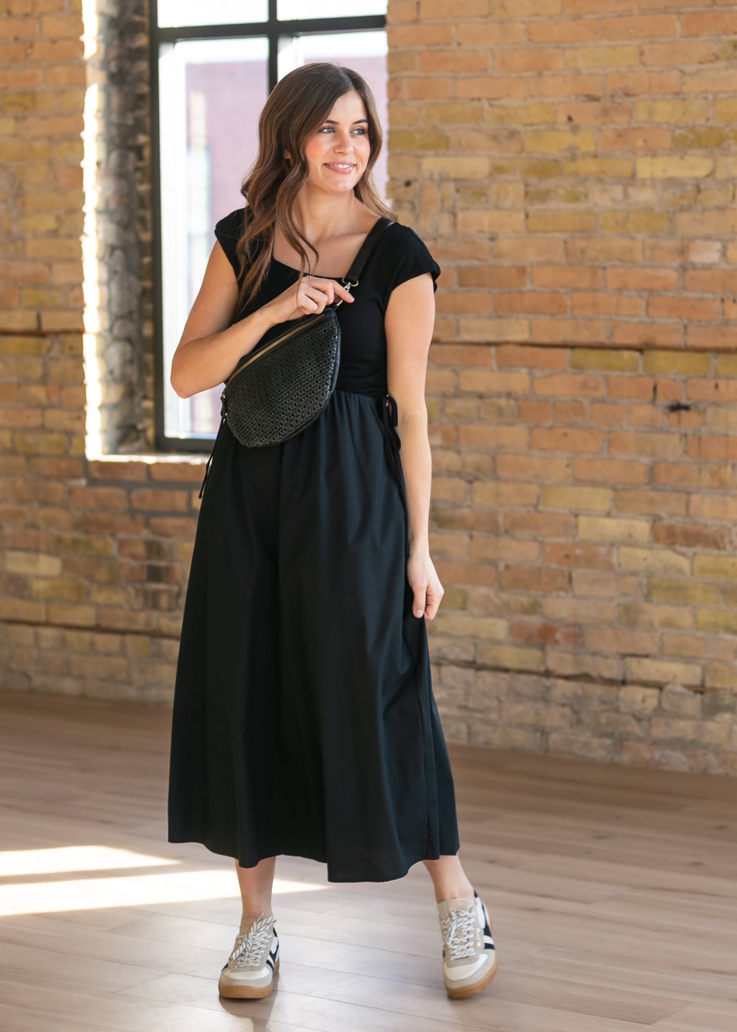 Inherit Co. Eleanor Black A-line Maxi Dress