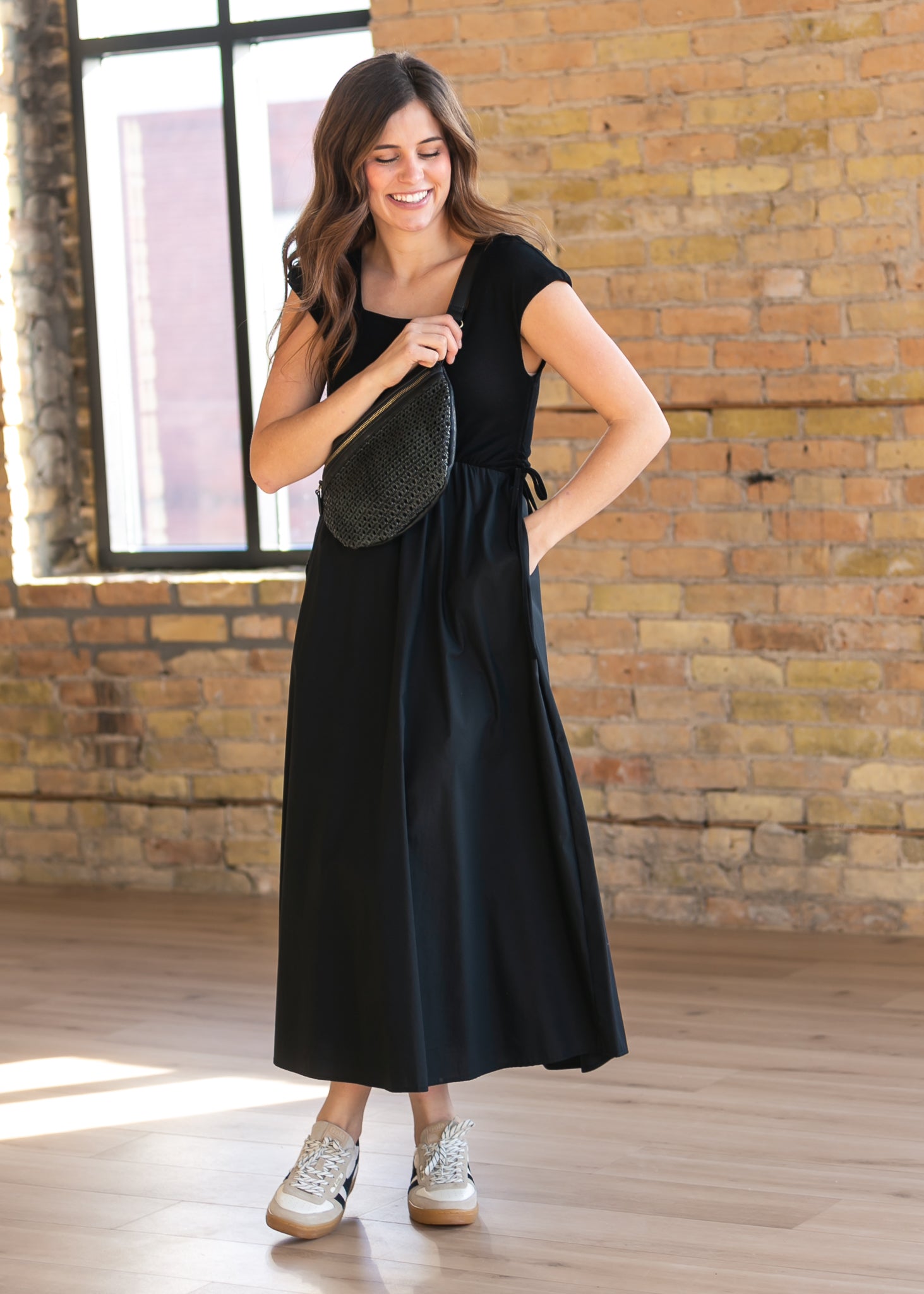 Inherit Co. Eleanor Black A-line Maxi Dress