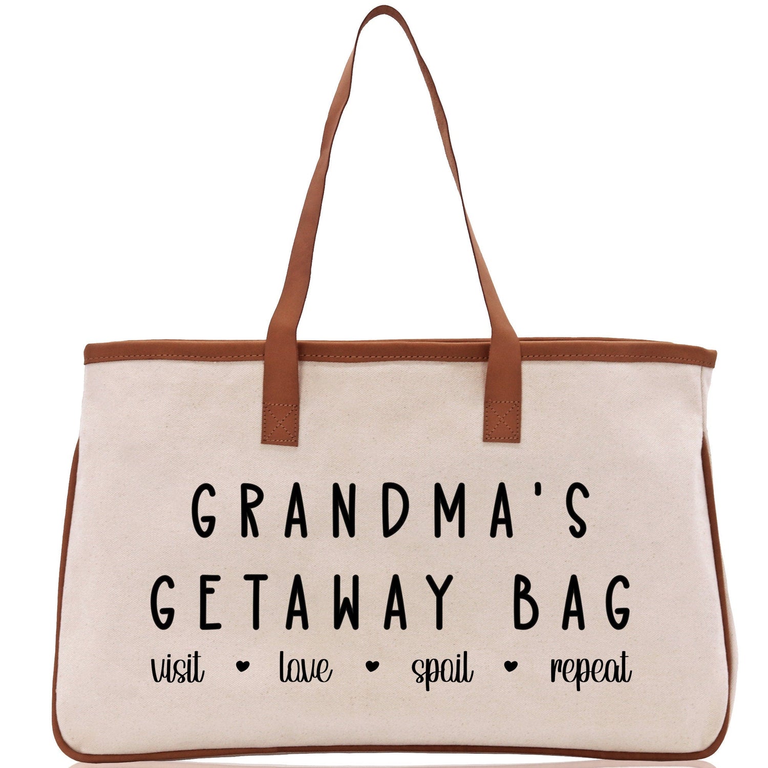 Vanessa Rosella Grandma Tote Bag Grandma's Getaway Bag Grandma Nana Bag Grandma Gift Bag Shopping Bag Mothers Day Gift Live Love Spoil Bag Grandma Beach Bag