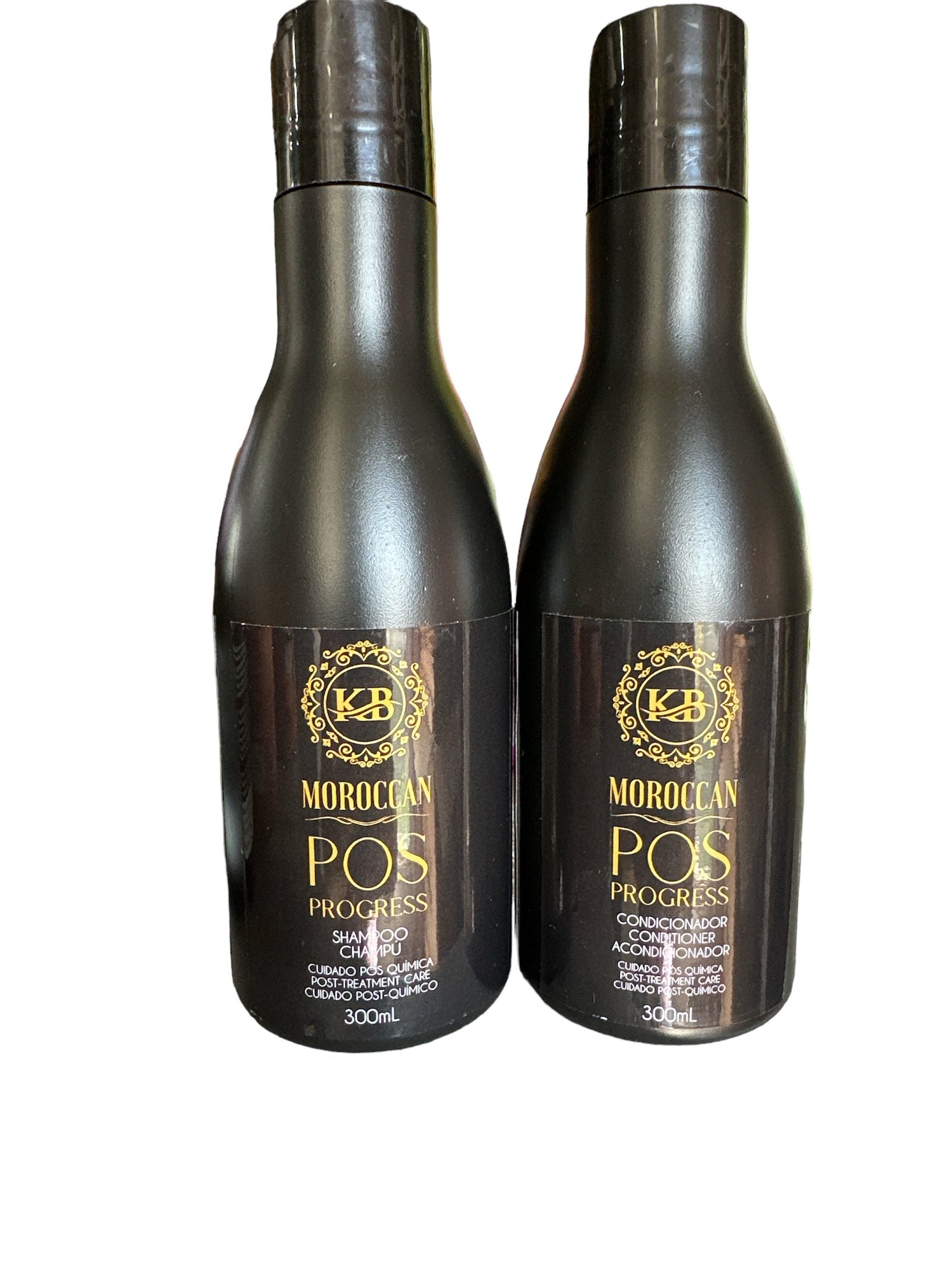 KB Moroccan Pos Progress Kit Nourishing Shampoo & Conditioner for Damaged Hair 300ml 10.1floz