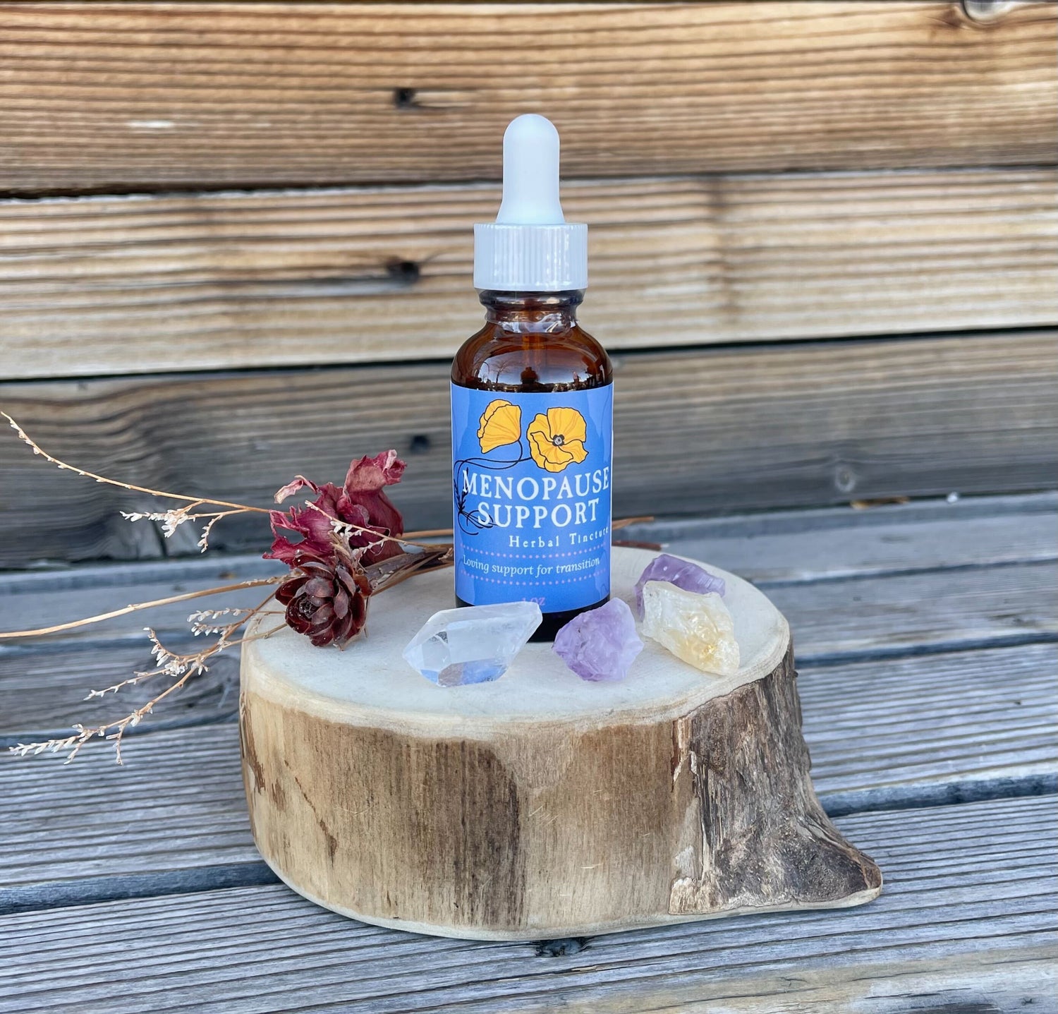 Golden Poppy Herbal Apothecary Menopause Support Tincture, 1oz