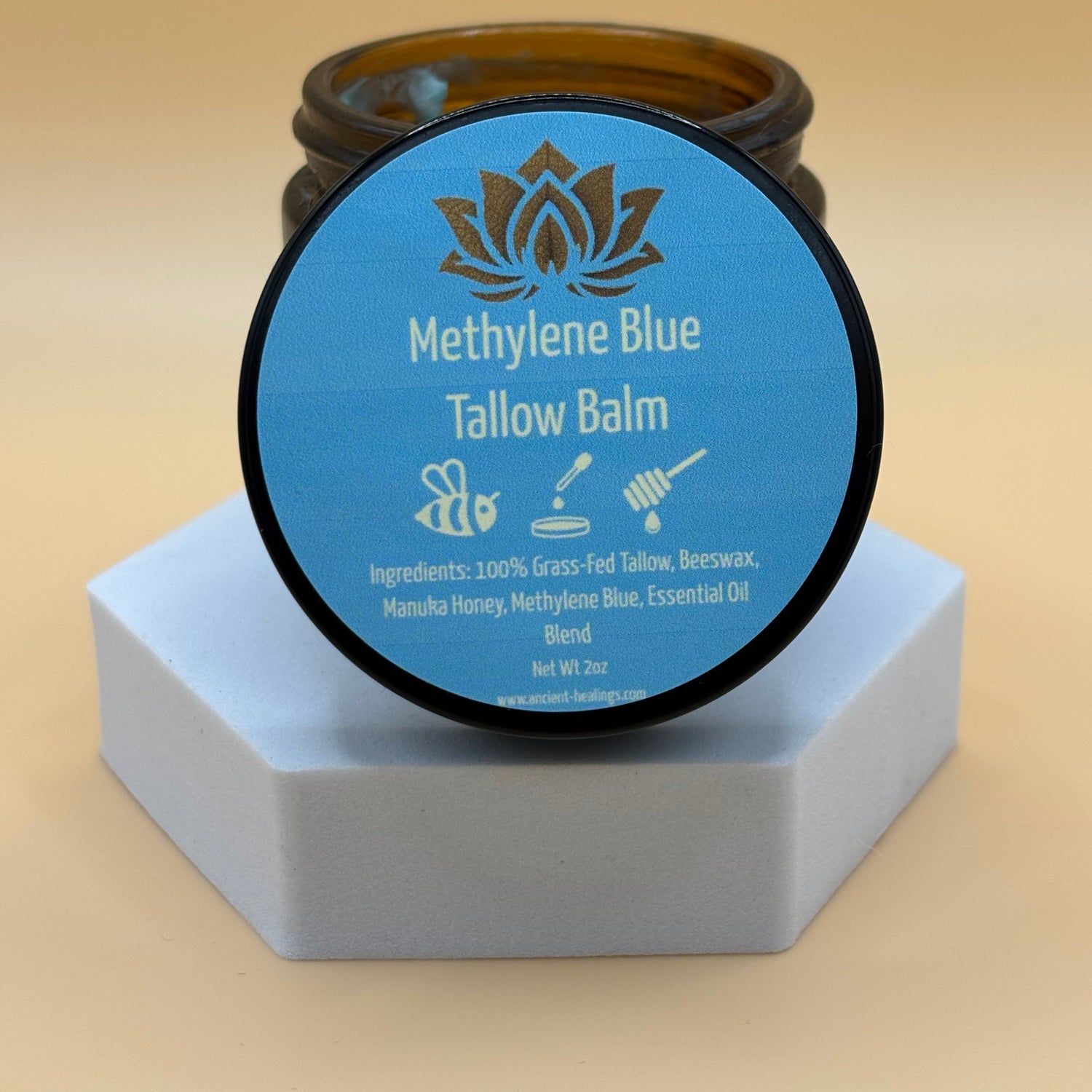 Ancient Health & Healings Methylene Blue Tallow Balm