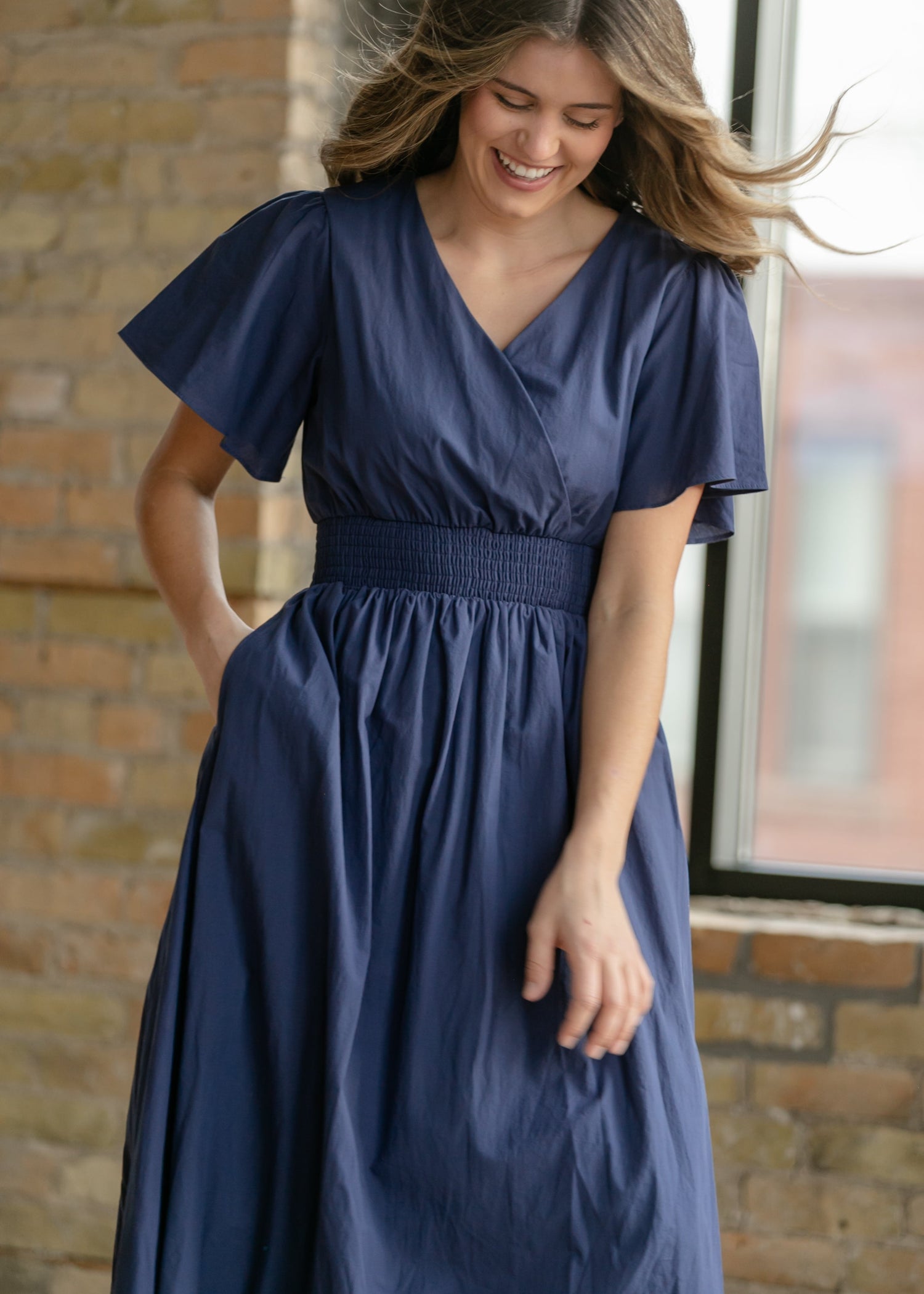 Inherit Co. Montie Flutter Sleeve Maxi Dress  - FINAL SALE