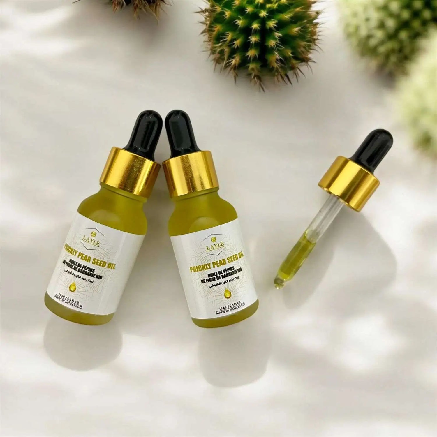 LAYLEBEAUTY Organic Prickly Pear Seed Oil – 100% Pure