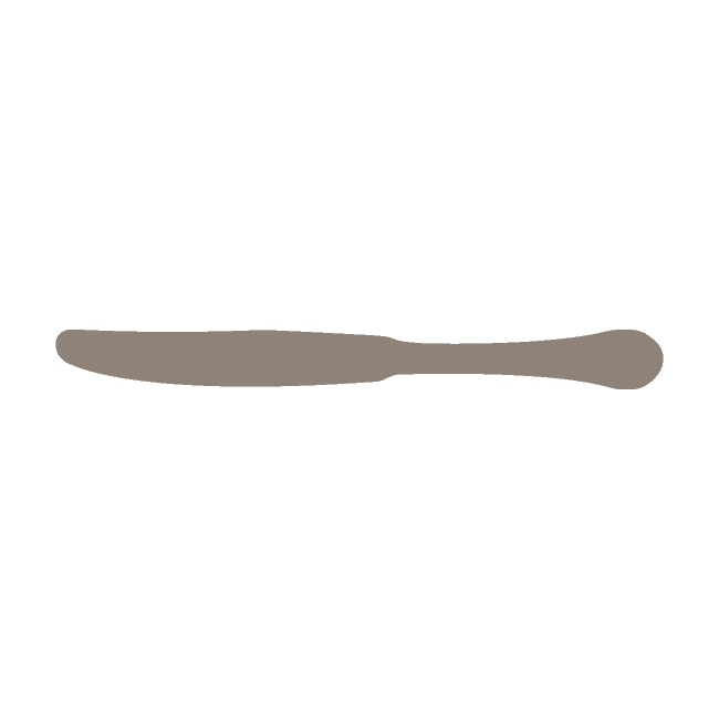 Corby Hall Sante Fe 2 Restaurant Knife Solid Handle | Mirror Finish: 5851