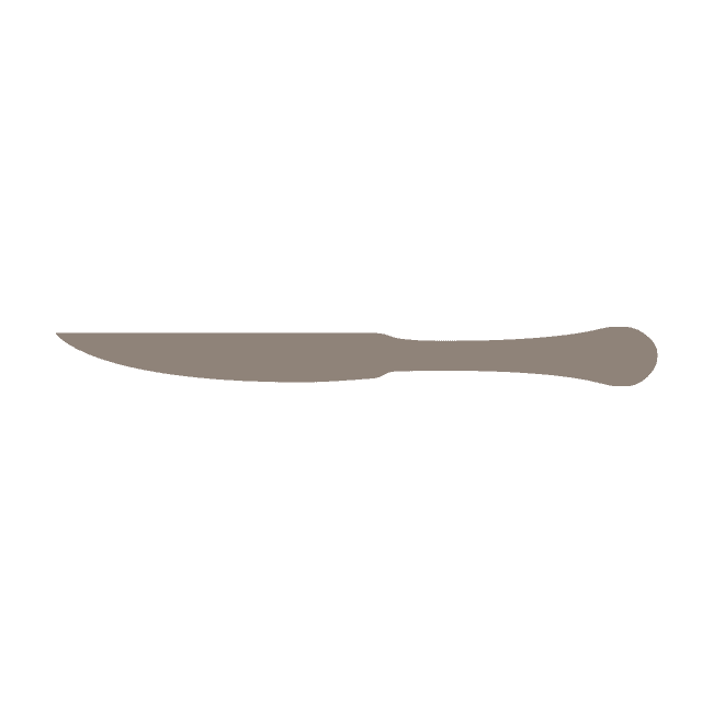 Corby Hall 1776 Steak Knife | Hollow Handle | Vintage Finish: 2862 || Solid Handle | Vintage Finish: 2861
