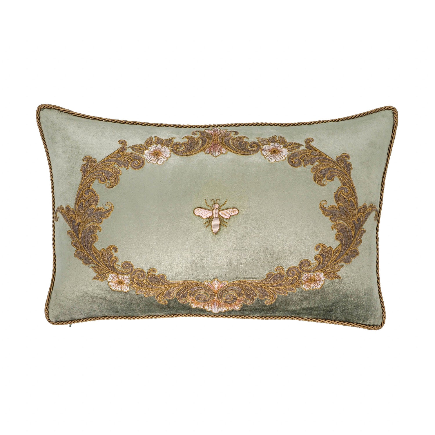 Venice Silk Velvet Throw Pillow Cover 12 X 20
