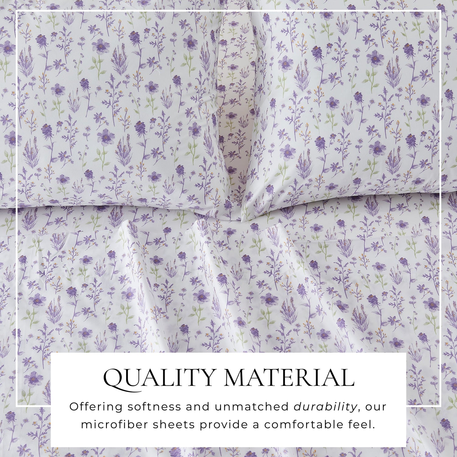 Watercolor Floral Sheet Set - Delia Collection