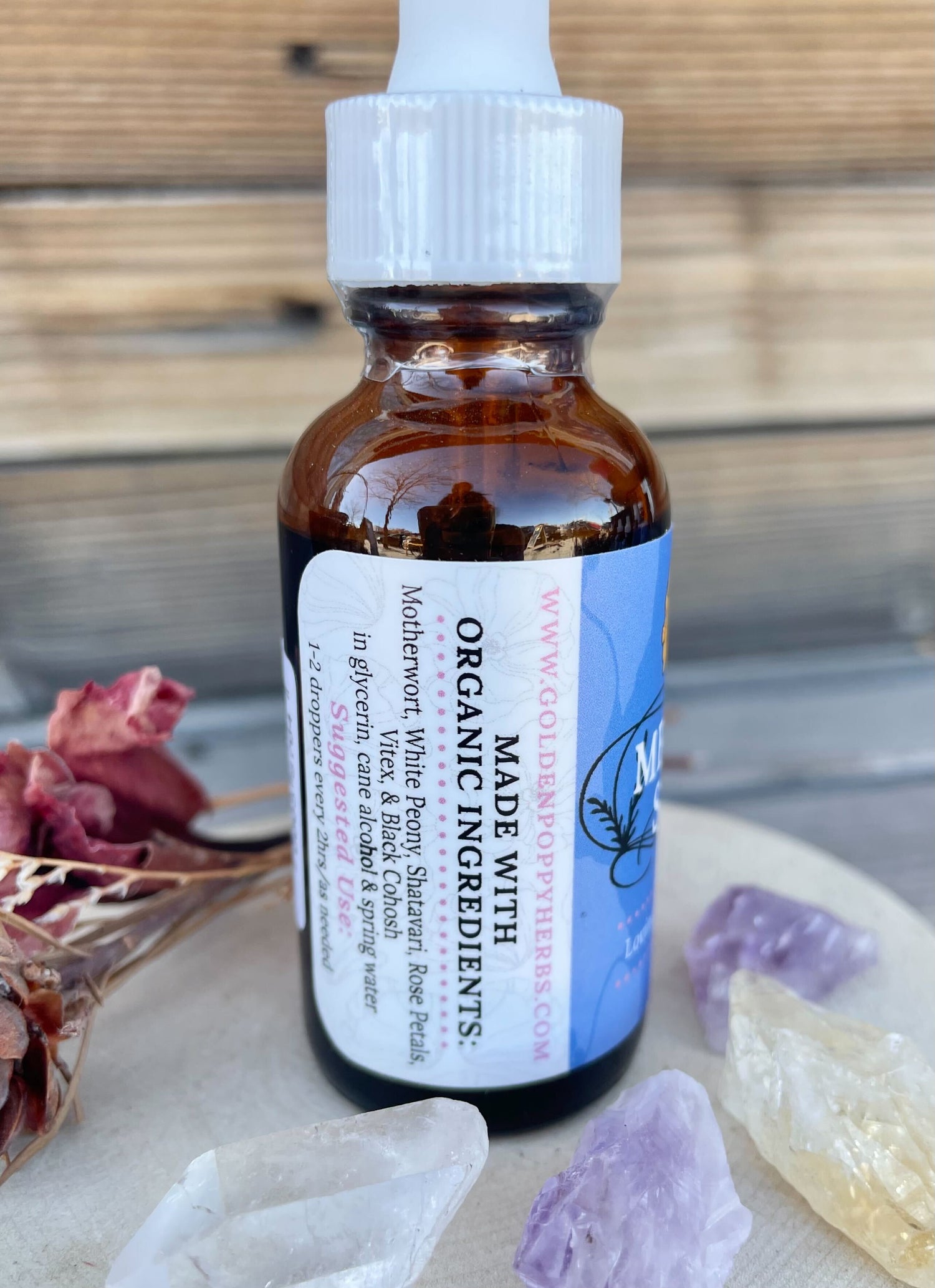 Golden Poppy Herbal Apothecary Menopause Support Tincture, 1oz